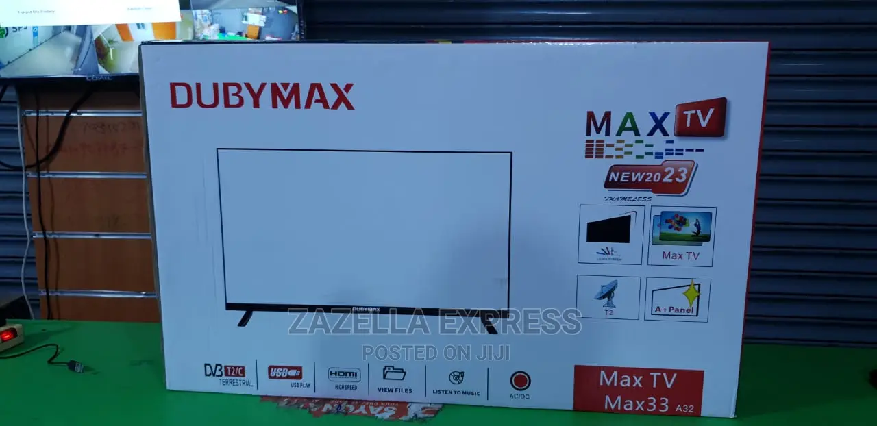 Dubymax 32 Inch HD Digital LED TV – Black