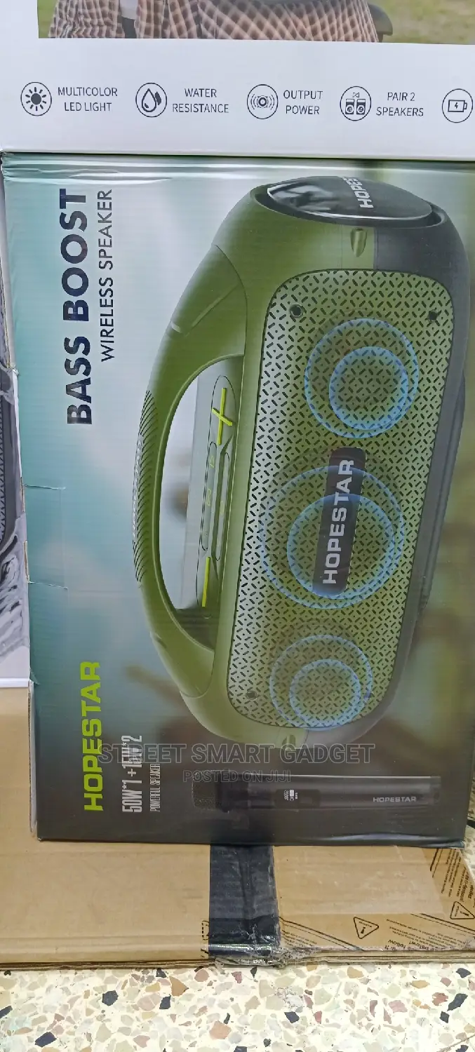 Hopestar A50 Bassful Microphone Wireless Speaker