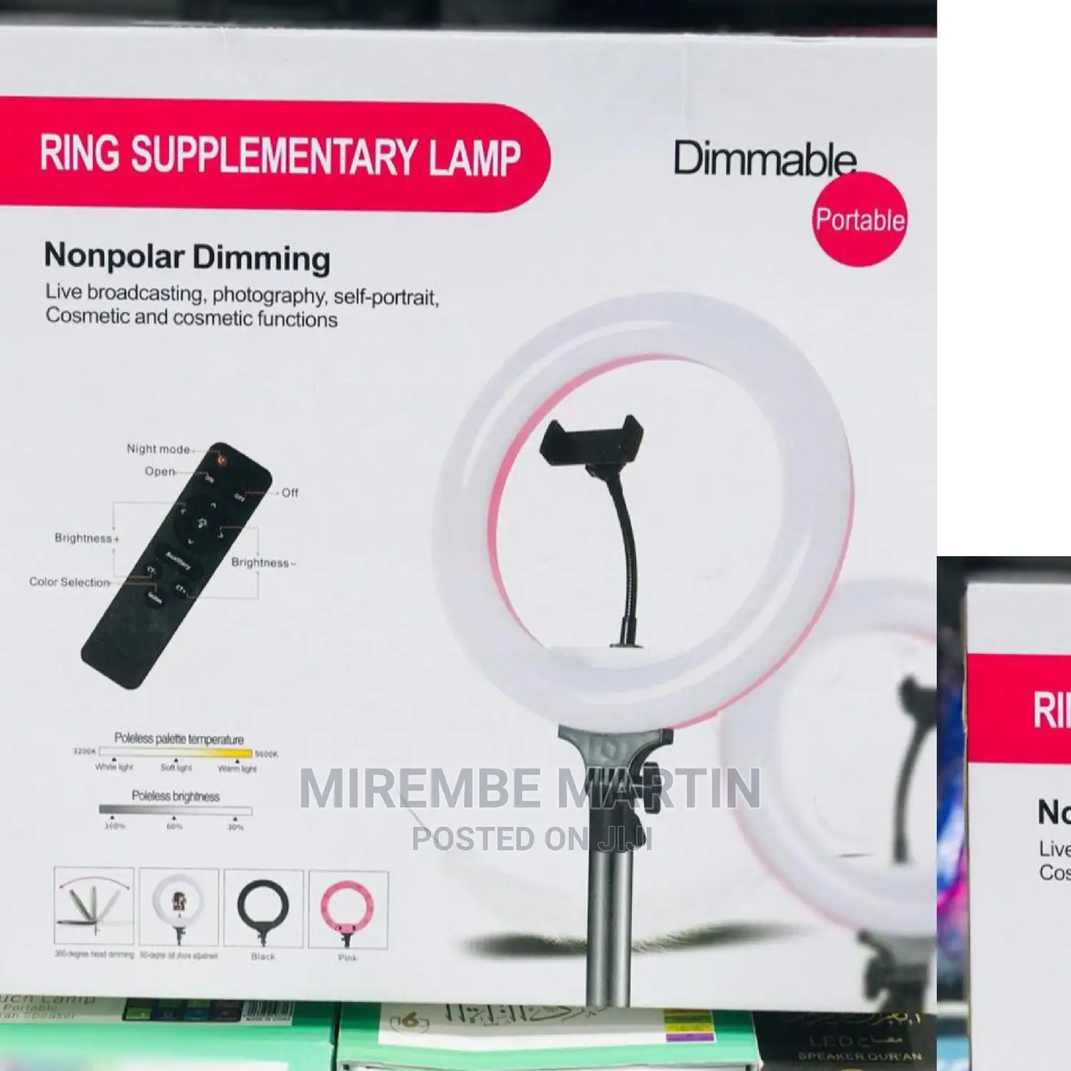 Dimmable LED Ring Light