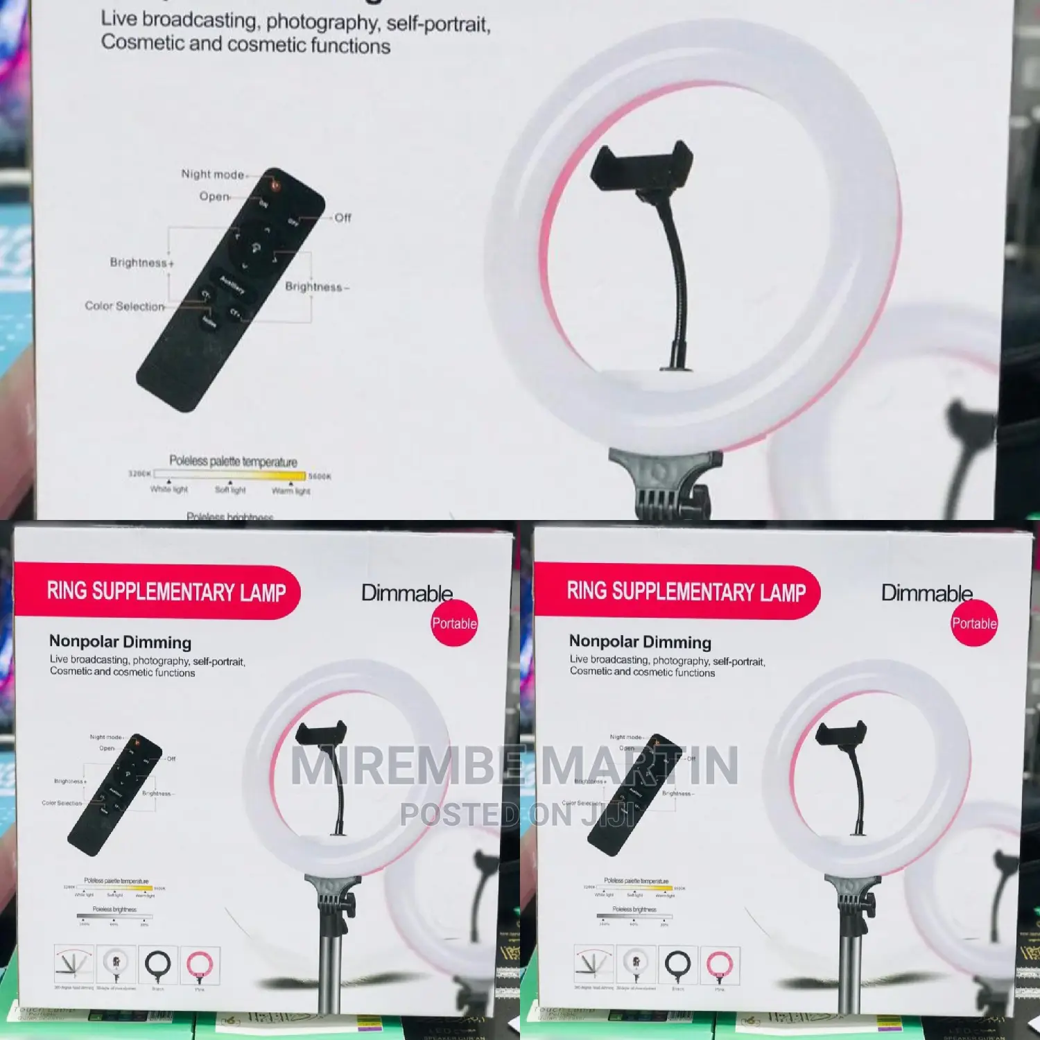 Dimmable LED Ring Light