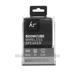 UK KITSOUND Boom Cube Metallic Wireless Bluetooth Speaker