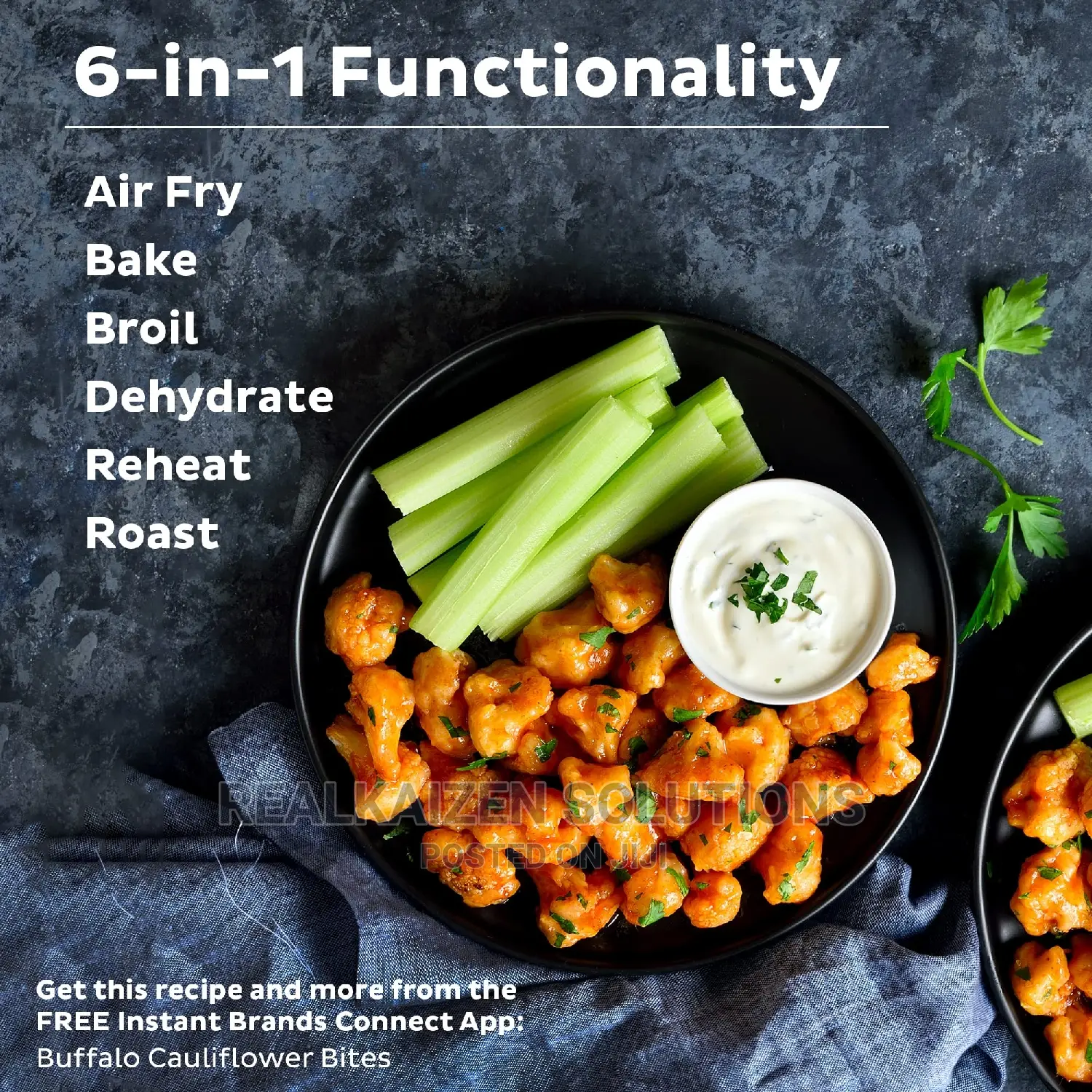 UK INSTANT 5.7L 6 in 1 Vortex Plus 6 Quart Air Fryer