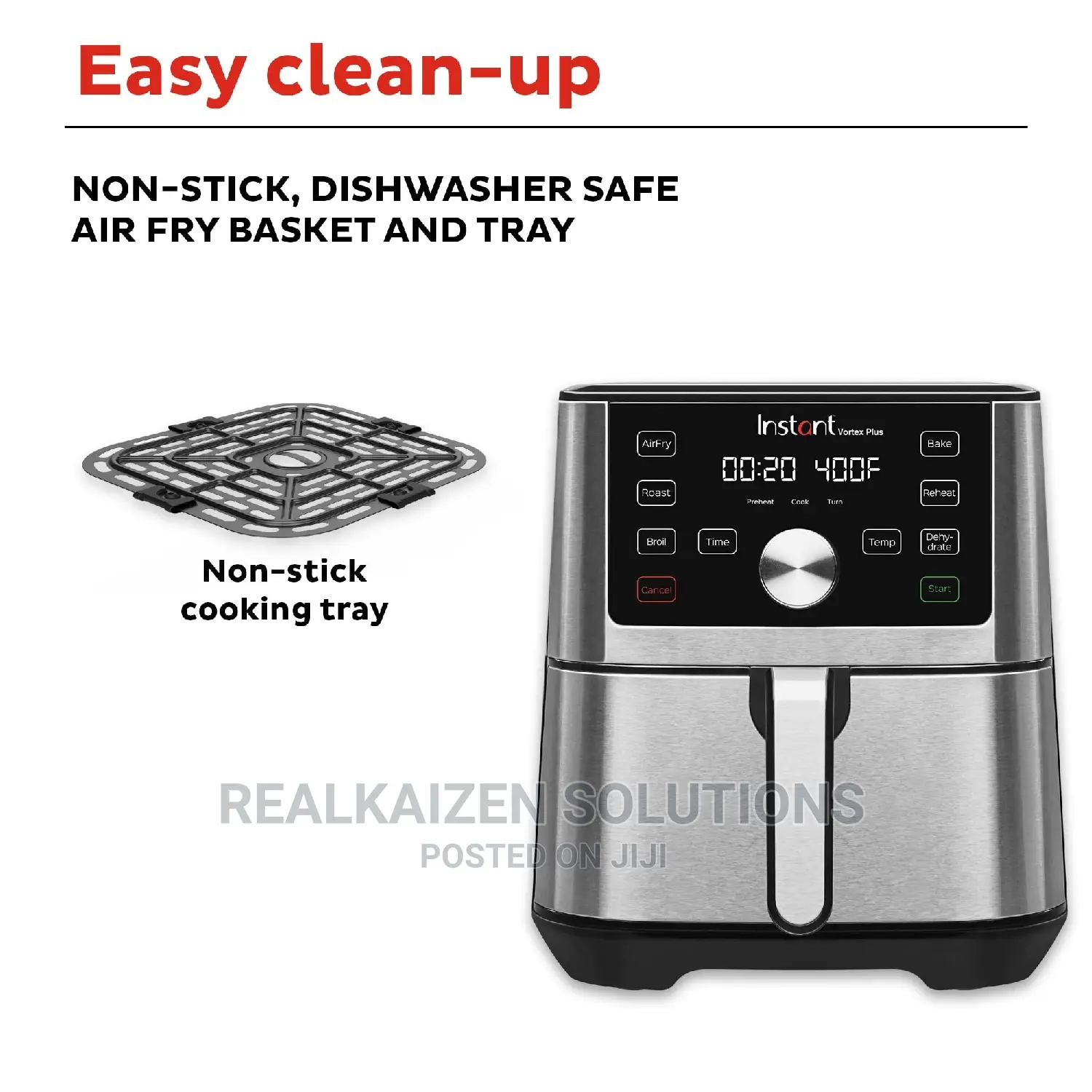 UK INSTANT 5.7L 6 in 1 Vortex Plus 6 Quart Air Fryer