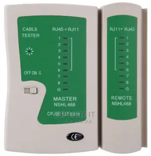 White Remote Cable Tester Rj45/Rj11