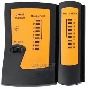 Black Remote Cable Tester Rj45/Rj11