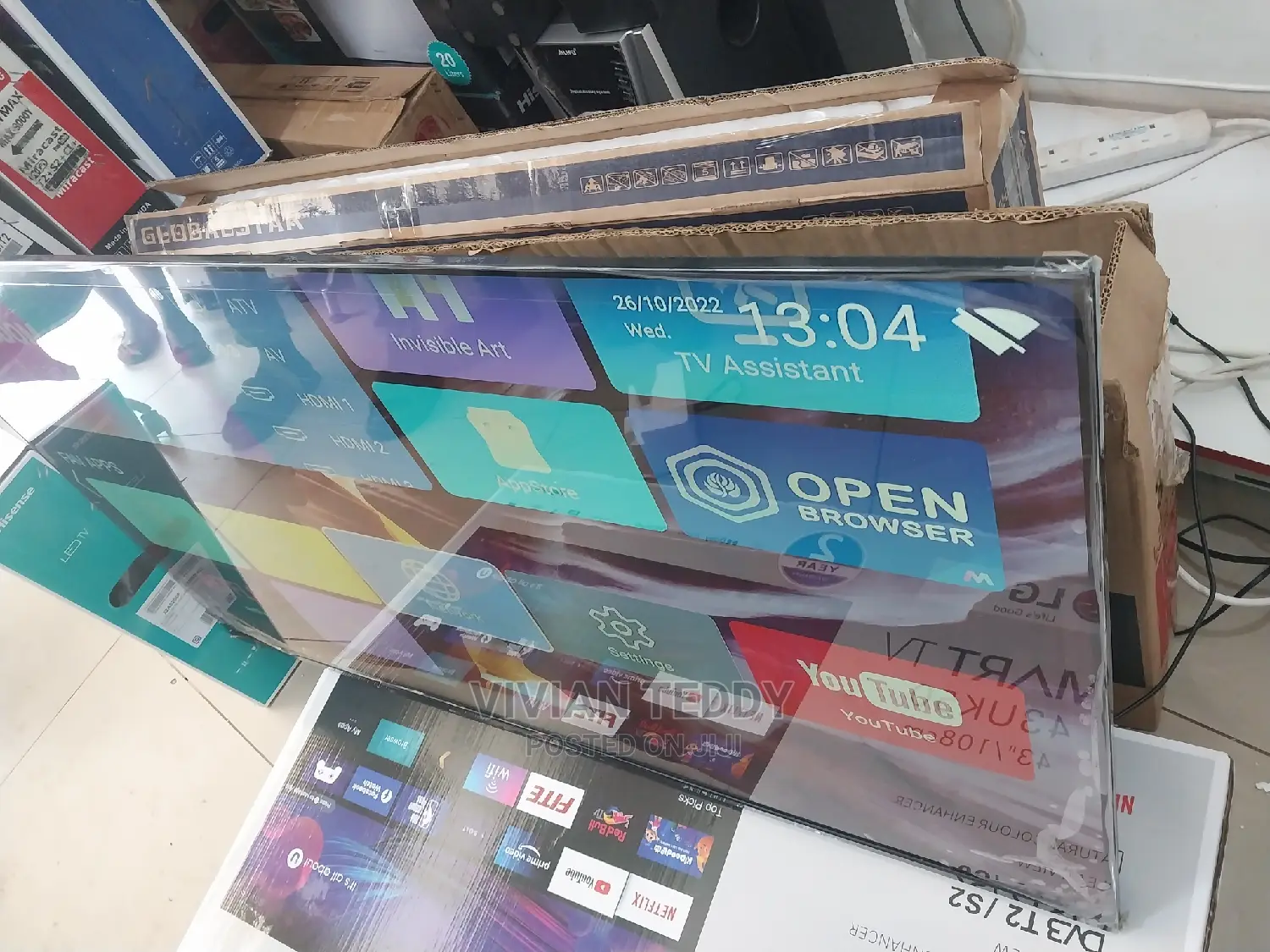 50" Led LG TV Flat Screen Smart