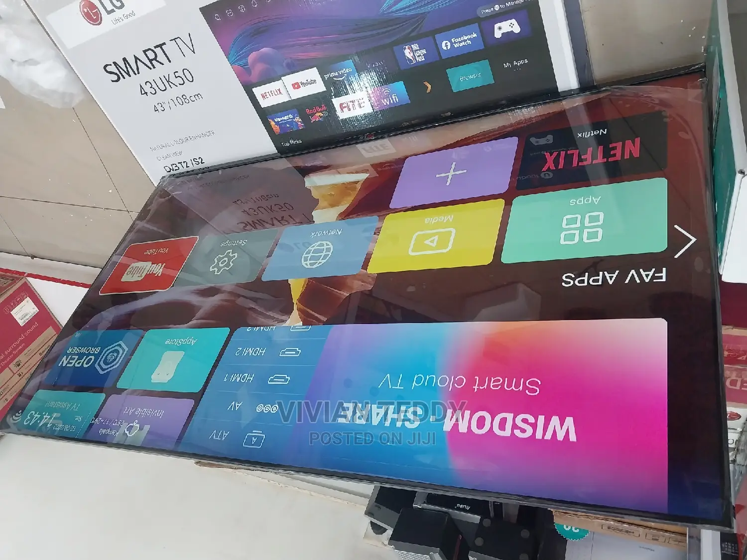 Brand New Boxed 50" Led LG TV Flat Screen Smart