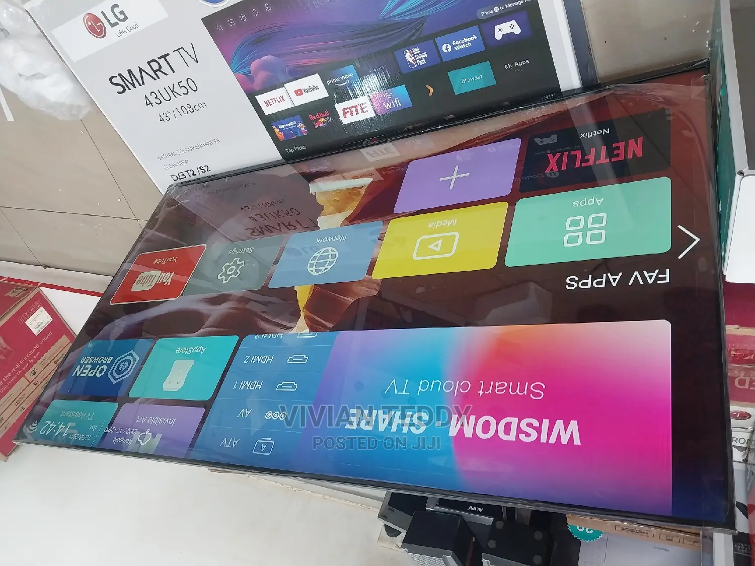 Brand New Boxed 50" Led LG TV Flat Screen Smart