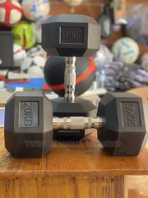 Photo - 20kg Dumbbells Hexagonal (Pair)