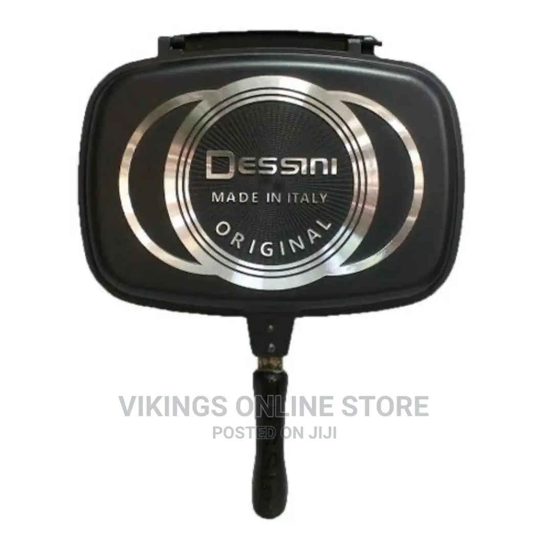 Dessini Double Grill Pan, – Black