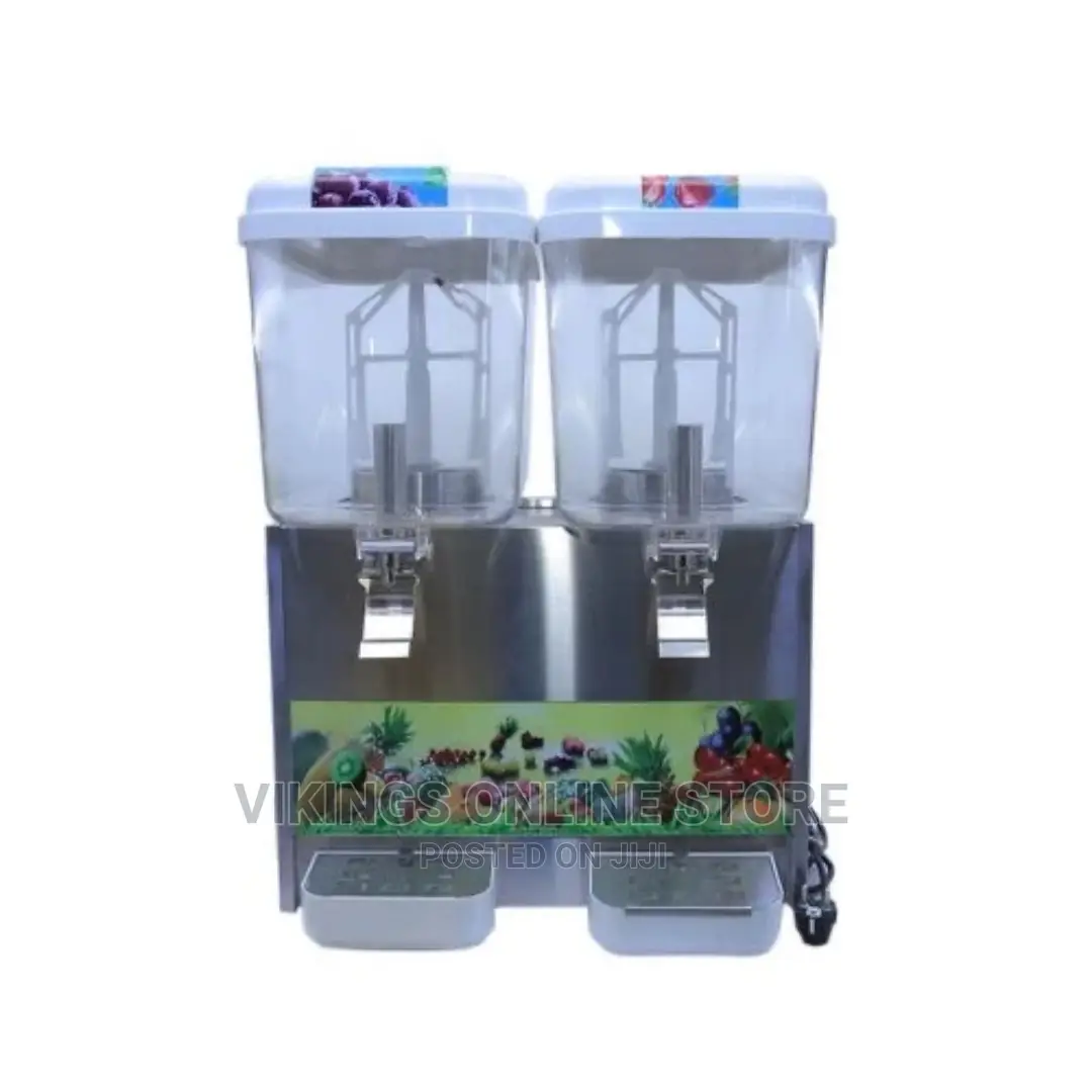 Snowhite Double Juice Dispenser, 18 Litres – White
