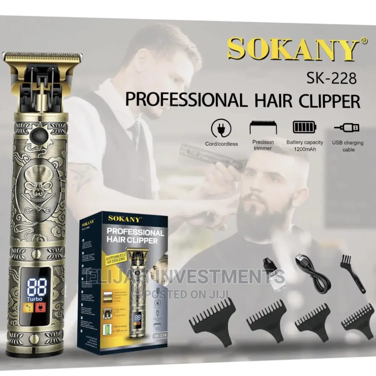 Sokany Sk-288 Professional Hair Clipper