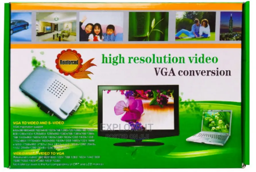TV to PC BNC / BNC to VGA Converter