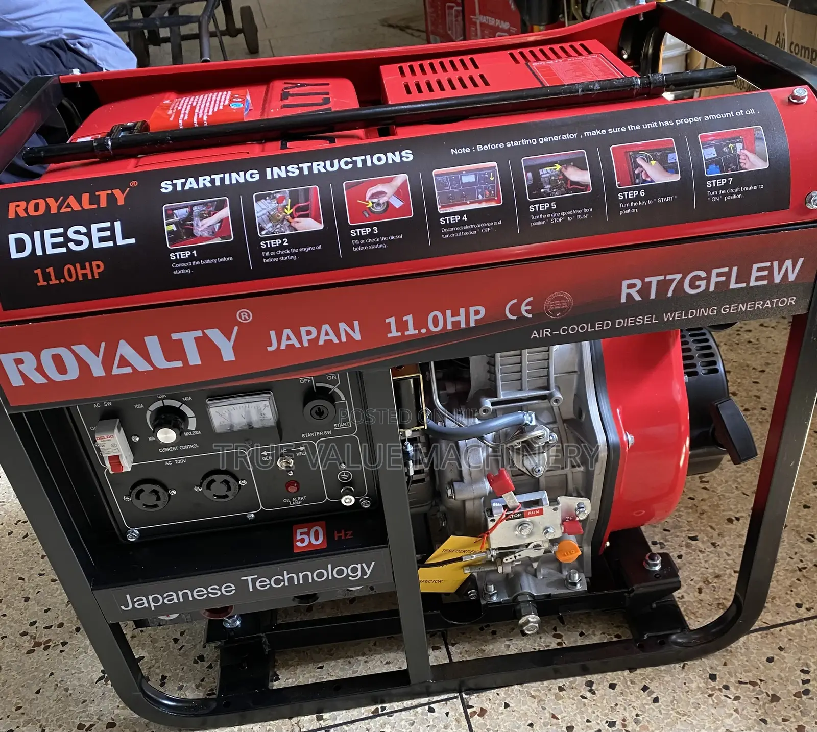 Welding Generator Royalty Japan