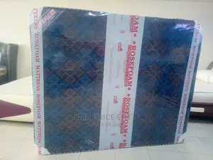 Rosefoam Premium High Density Mattress.4x6x6inches.( Blue)