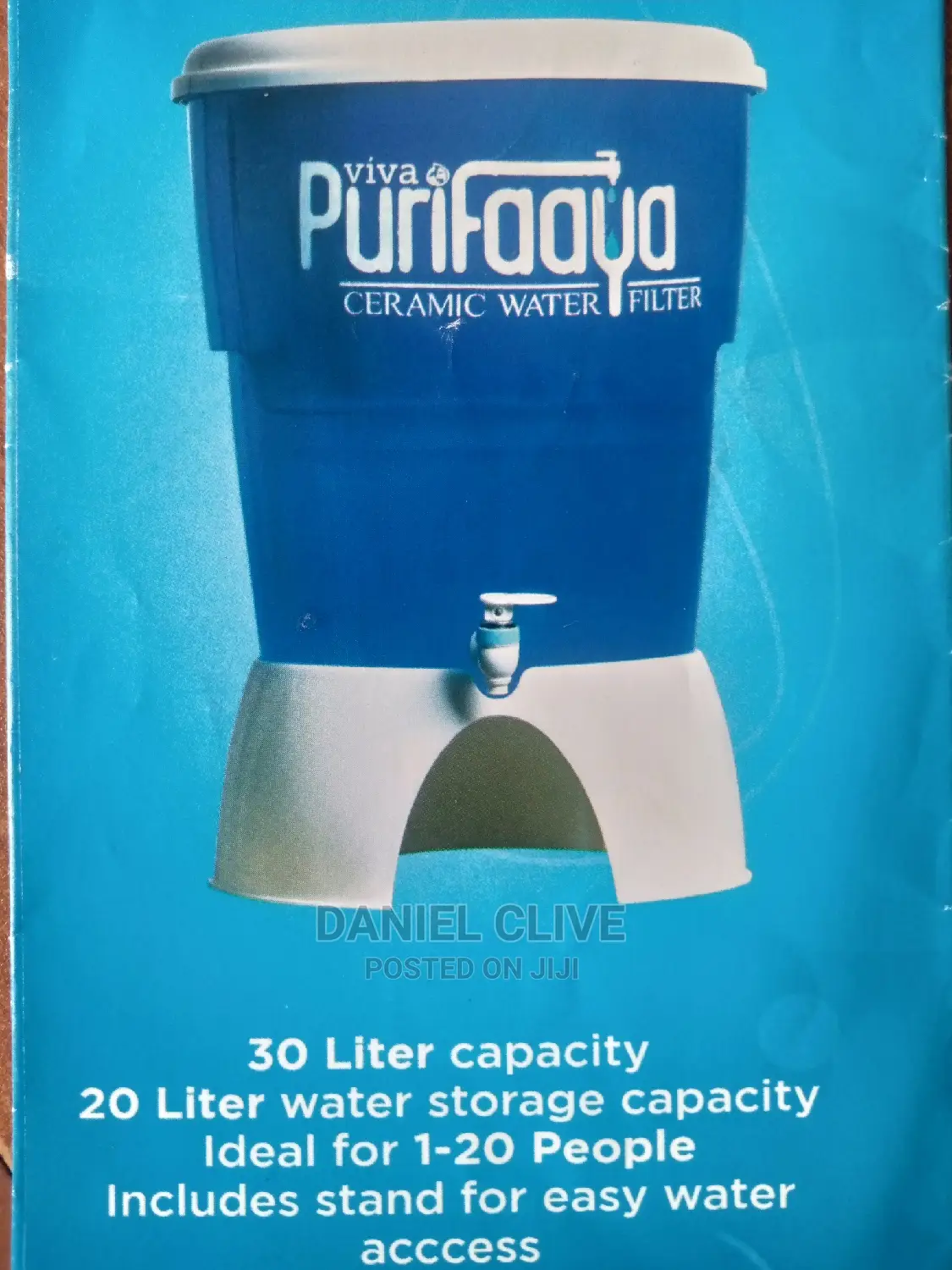 Ceramic Water Filter/Purifaaya/Dispenser