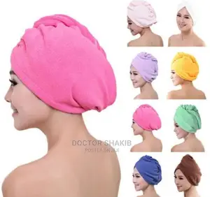 Magic Hair Drying Towel Hat Cap