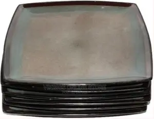 Square Dinner Plates, 6pcs – Dirty Blue