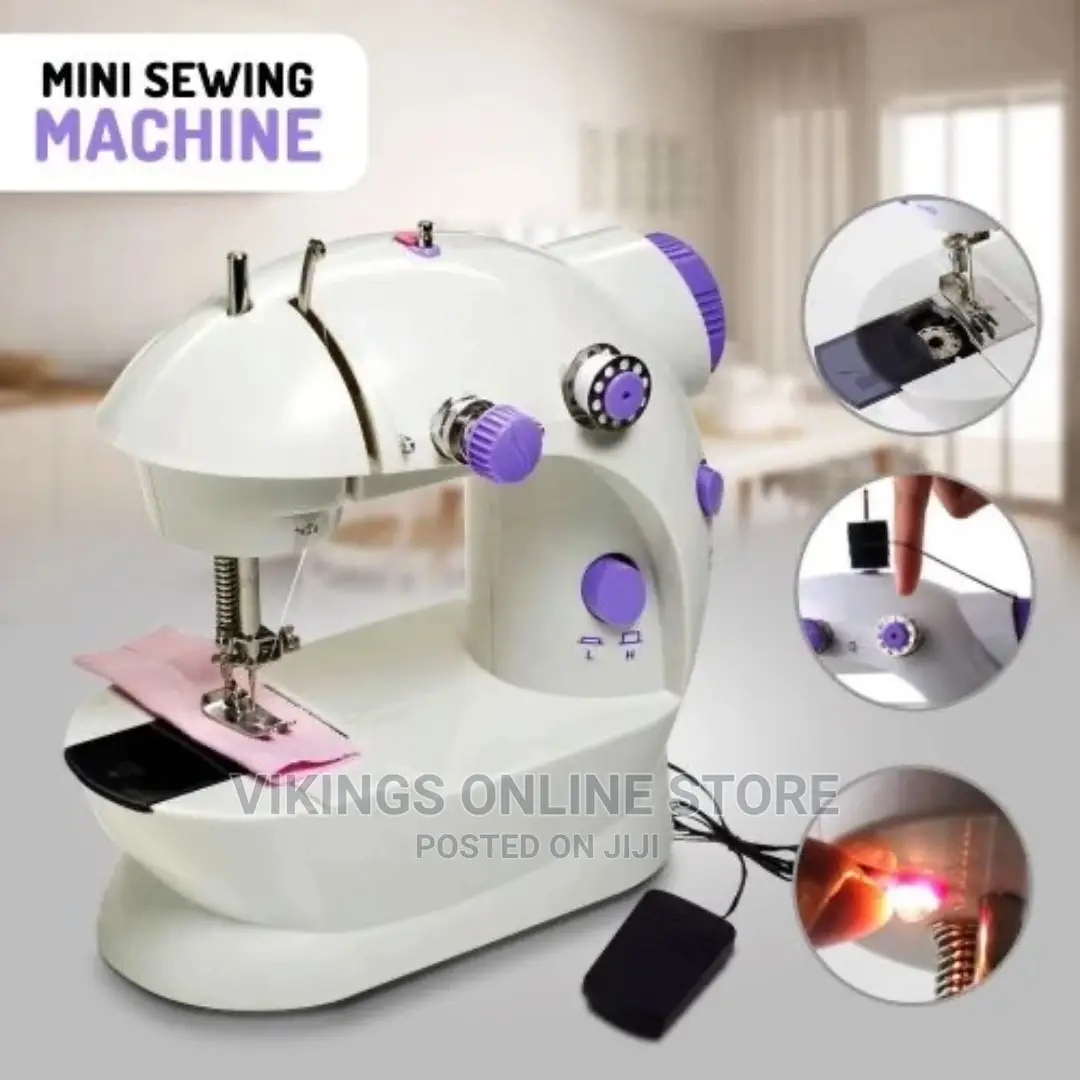 Sew Easy Mini Sewing Machine – White,Purple