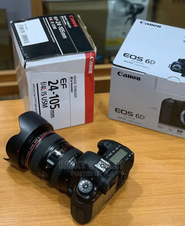 Canon 6D WTH 24-105mm Lens