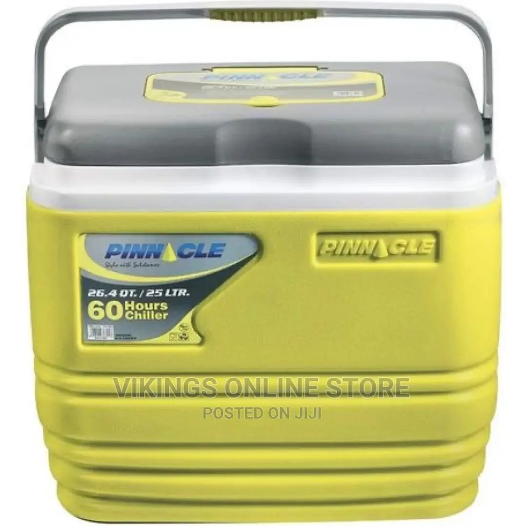 Pinnacle Insulated Cooler Ice Chiller Box 25L,Lemon Green