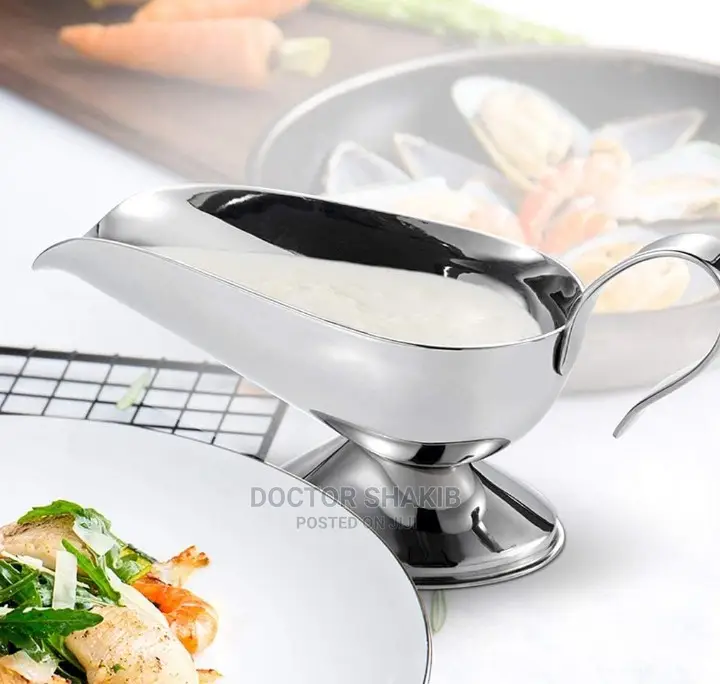 Metallic Gravy Sauce Boats