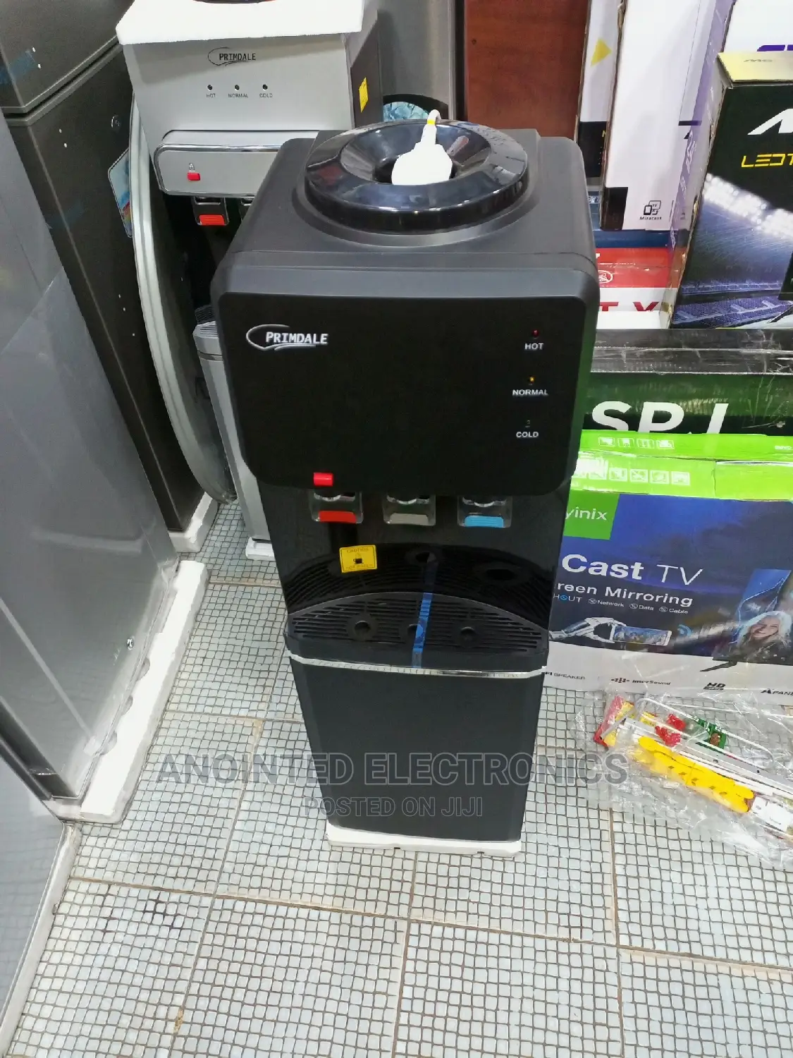 Water Dispenser Black With a Compressor