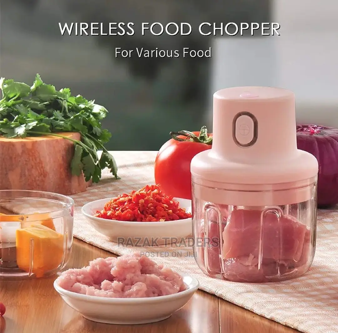 Wireless Electric Mini Garlic Chopper for Pepper, Onions