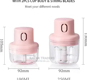 Wireless Electric Mini Garlic Chopper for Pepper, Onions
