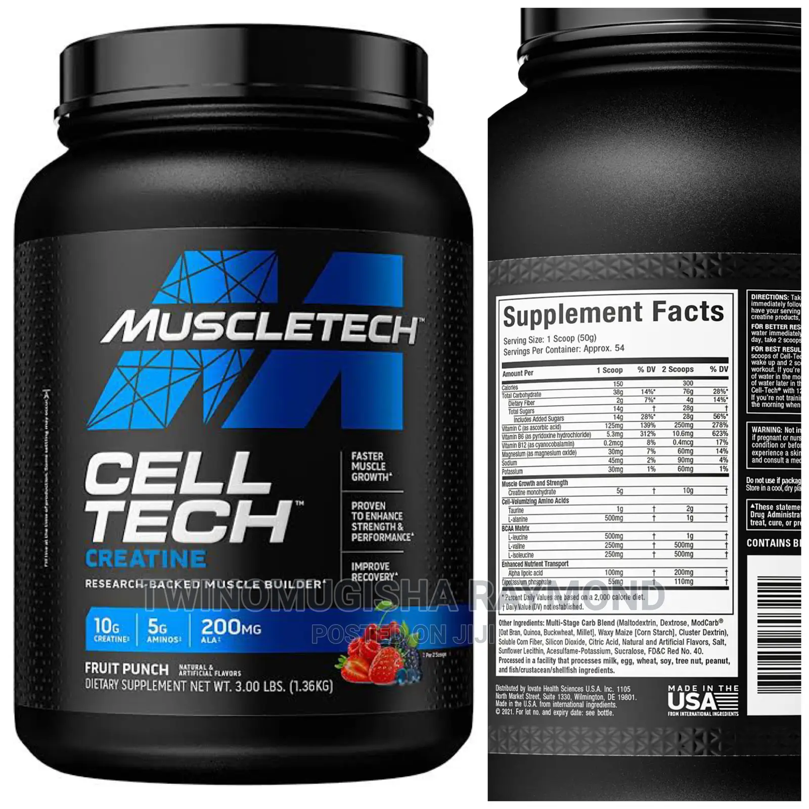 Cell Tech Monohydrate Creatine (1.36kgs)
