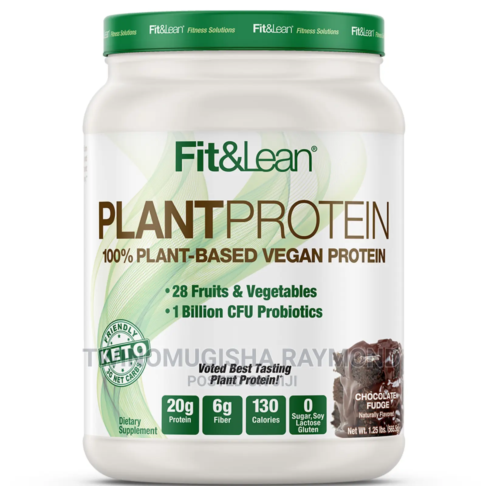 Fit and Lean Plant Vegan Protein (837 Grams )