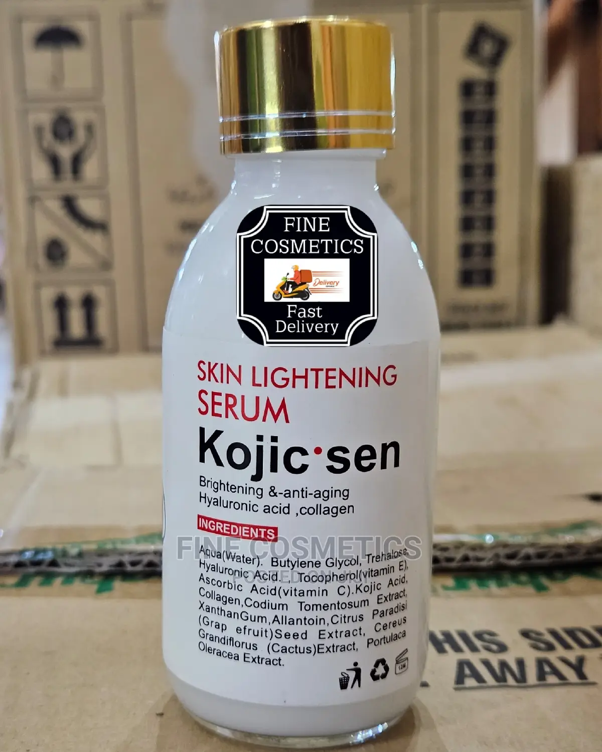 Kojie San Skin Lightening Serum / Lotion With Vitamin C 125g