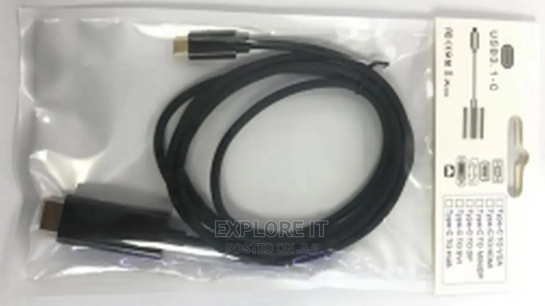 Type-C to HDMI Cable+Ic 1.8M