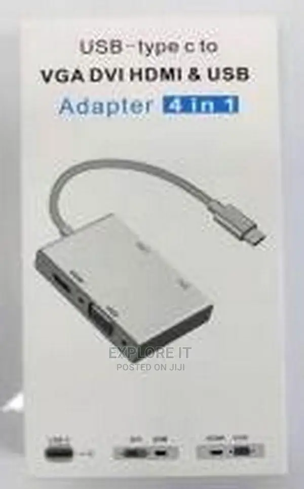 Type-C to Hdmi+Vga+Dvi+Usb Cable+Ic