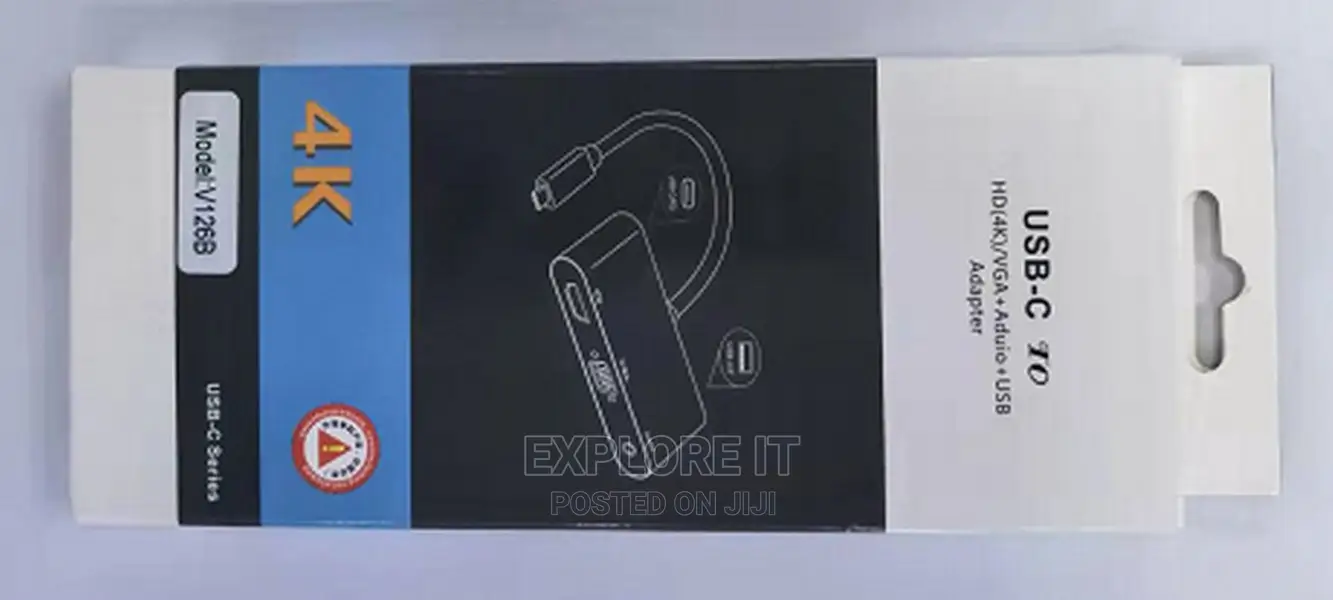 Type-C to Hdmi+Vga+Adiuo+Usb+Pd Cable+Ic