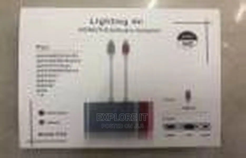Apple to Hdmi+Vga Cable +Ic
