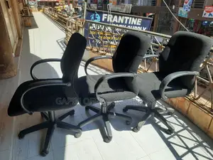 Rotating Office Chairs, 3 Pieces