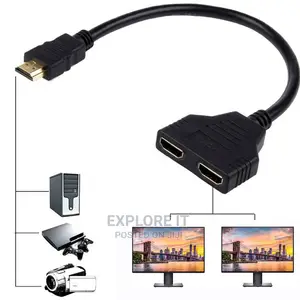 HDMI to 2hdmi Cable +Ic