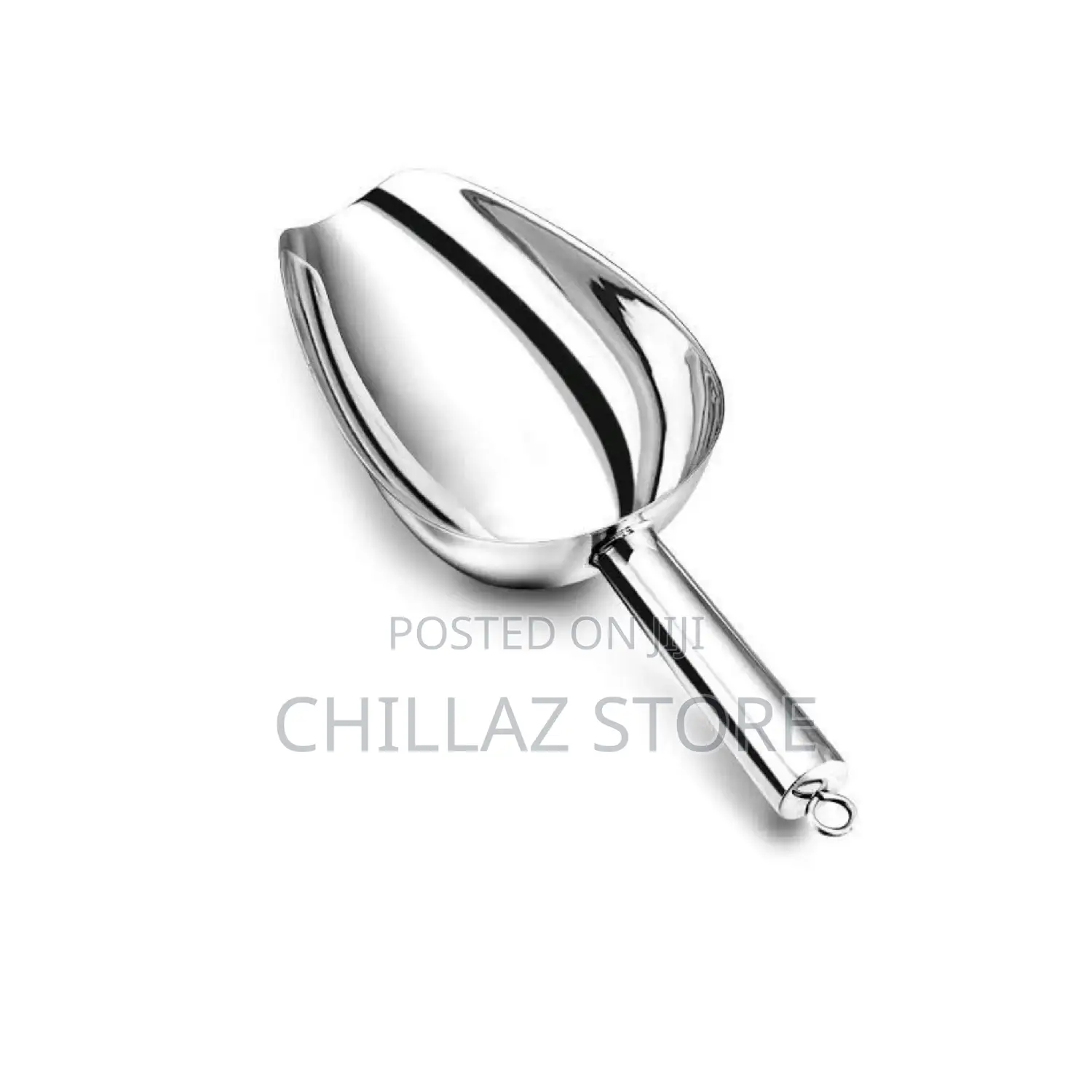 Stainless Steel Ice Scoop.
