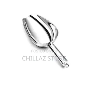 Stainless Steel Ice Scoop.