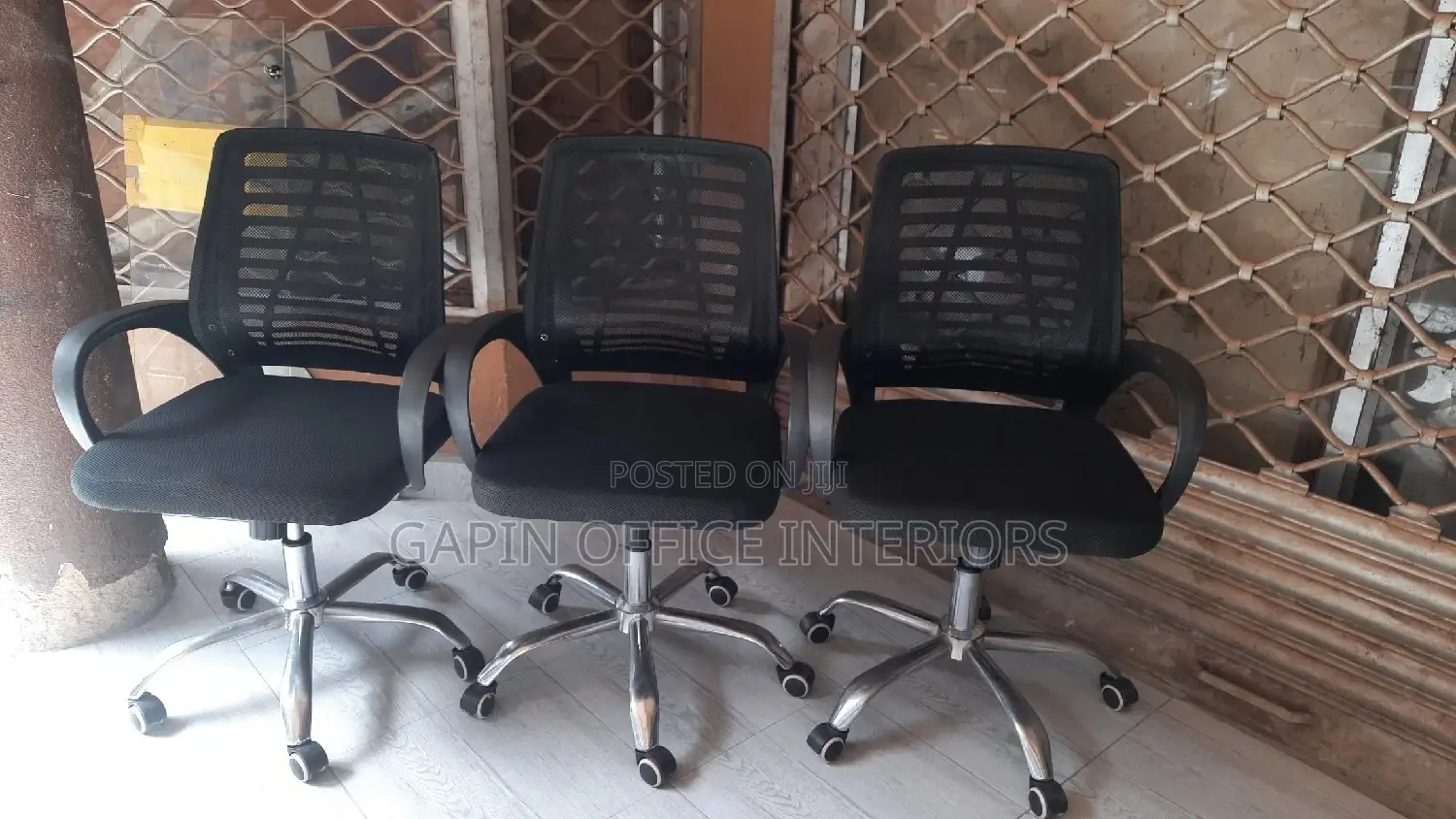 Office Secretarial Chair, 3 Pieces