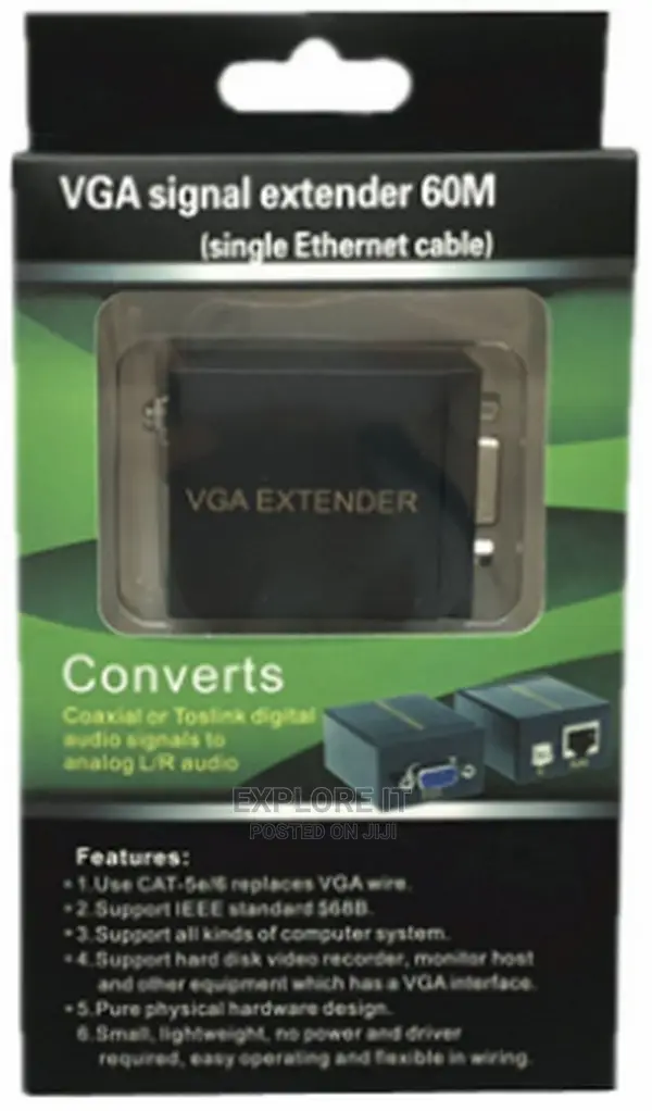 VGA Extender 60m +IC Metal Shell
