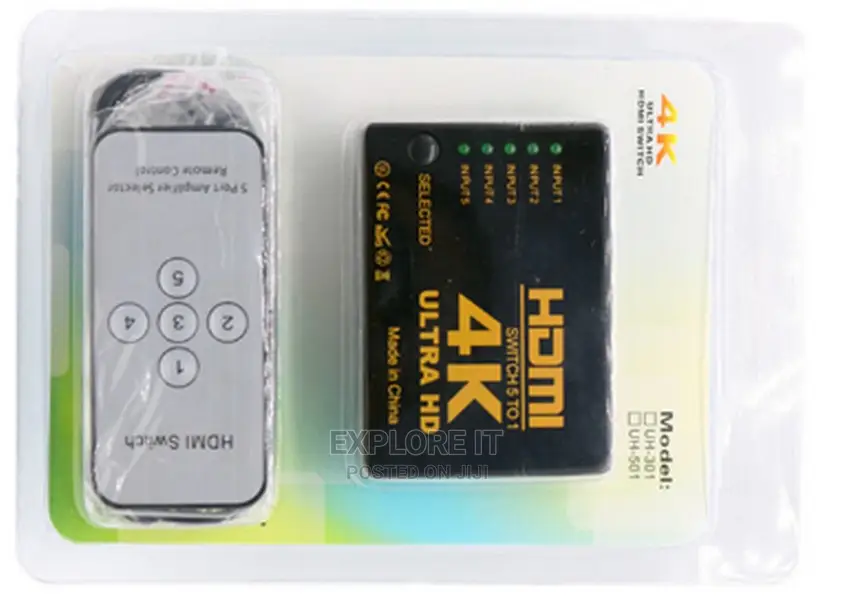 HDMI KVM 5x1 Remote Control Switch 