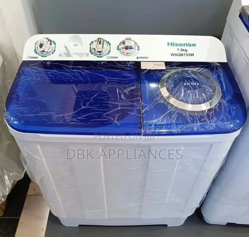 Hisense 7.5kgs Twin Tub Washing Machine With Warranty