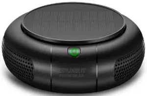 Car Negative Ion Air Purifier With Solar Panel 1200mah
