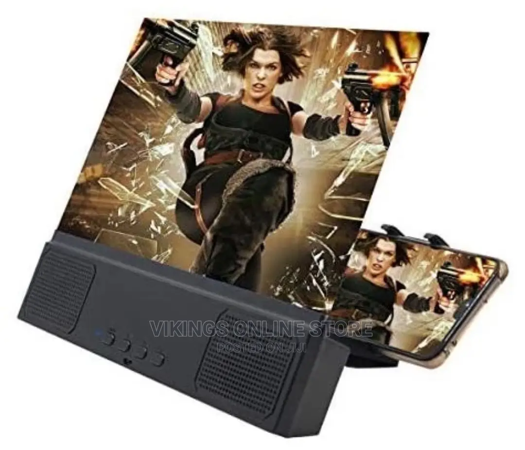 12” 3D Mobile Phone Screen Magnifier and Bluetooth Speaker