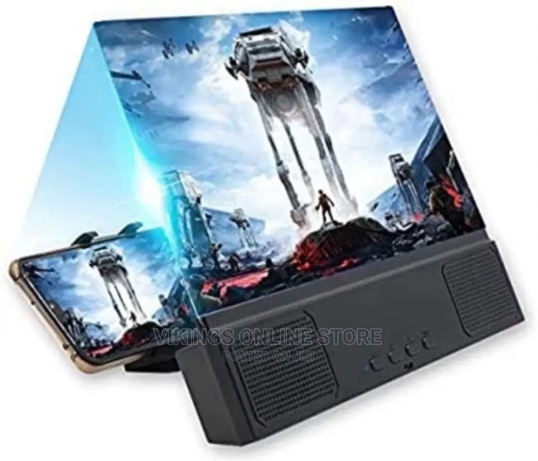 12” 3D Mobile Phone Screen Magnifier and Bluetooth Speaker