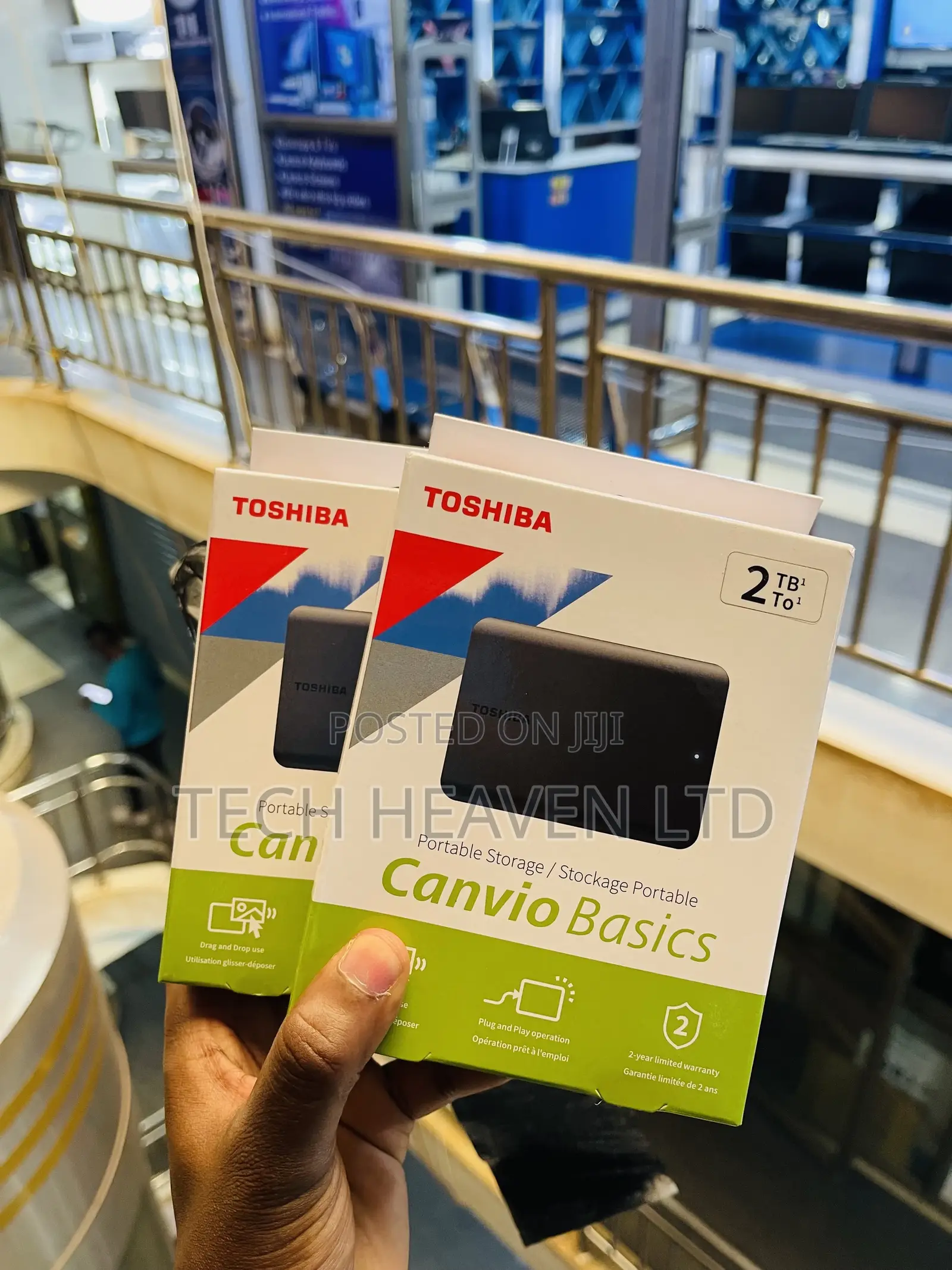 2tb External Hard Drive Usb3.0 - Toshiba Canvio