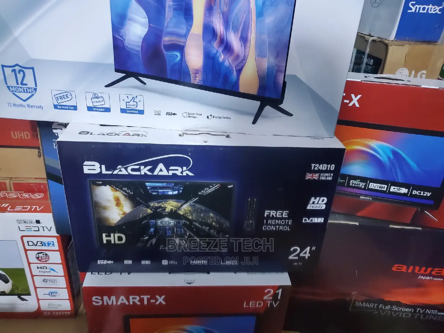 LED TV Blackark 24" Inch Digital