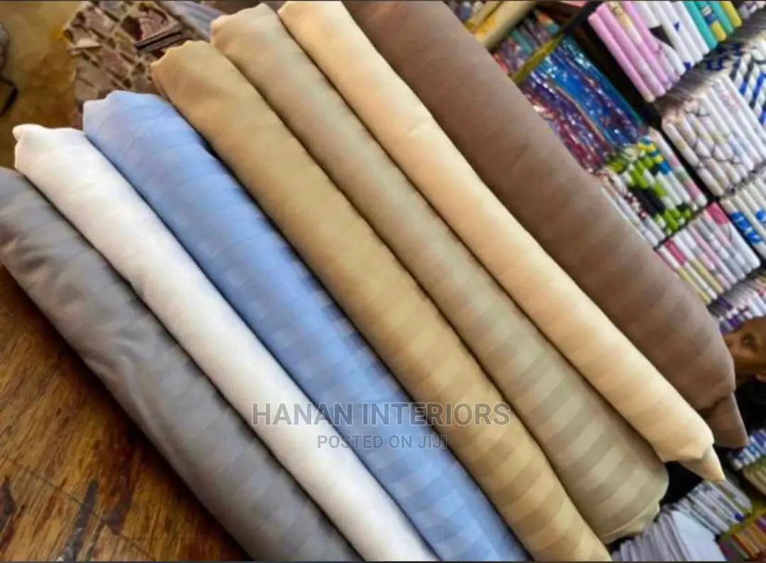 6*6 Stripped Pure Cotton Bedsheets